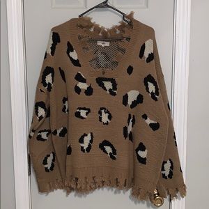 Leopard Print Sweater